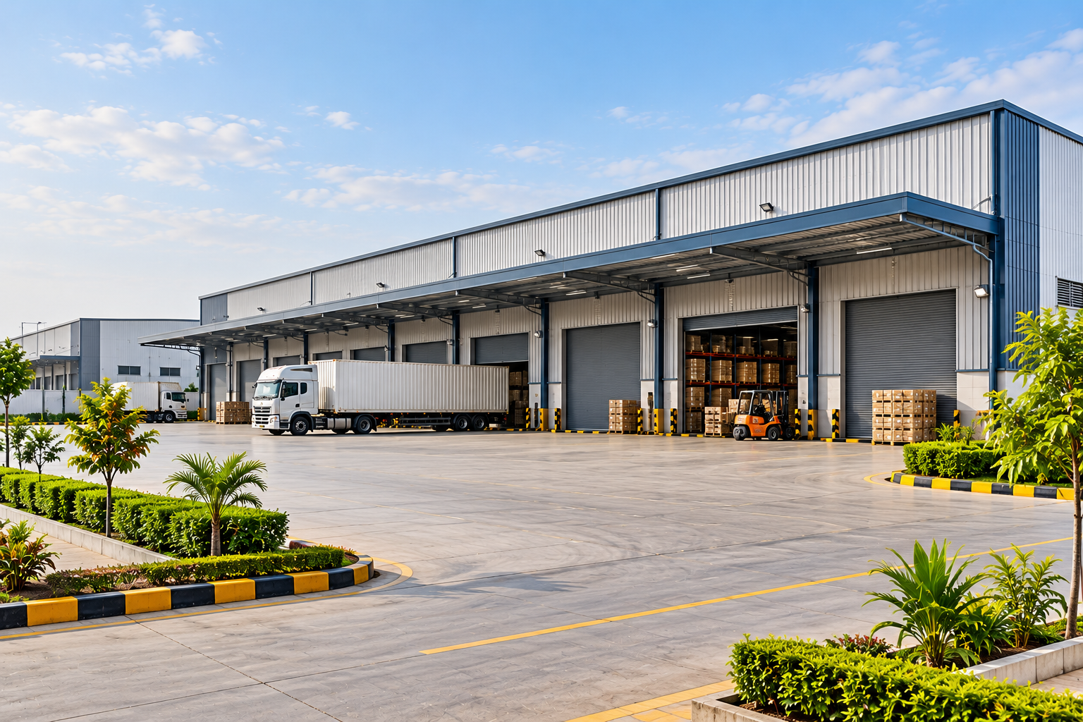 Godown warehouse and logistics facilities