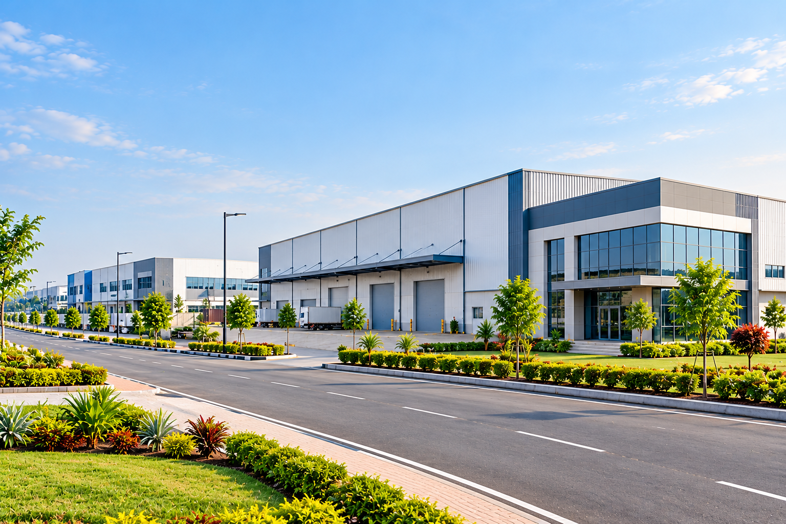 Industrial property and factory locations